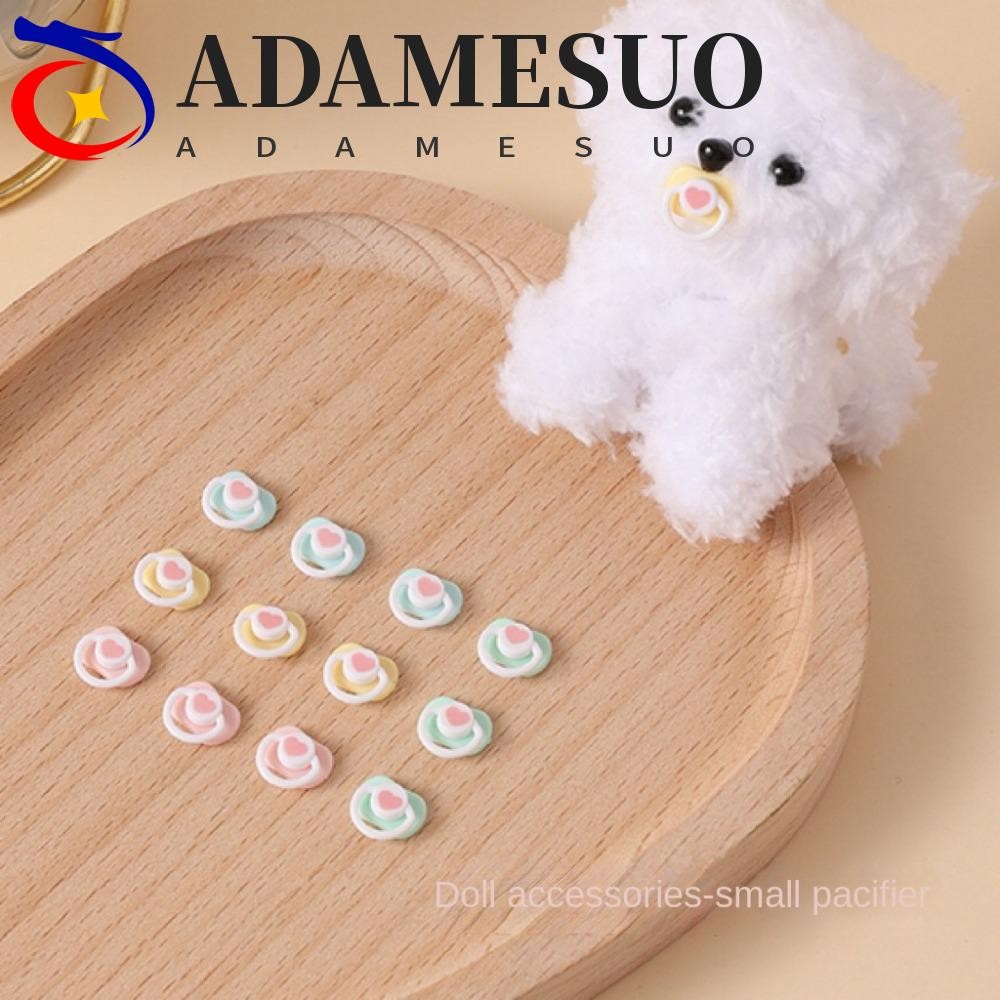 Adamesuo 4 ชิ้น Mini ตุ๊กตา Pacifier, Pacifier รุ่นสีชมพู/สีฟ้าตุ๊กตา BJD Dummy Pacifier, ของเล่น Pacifier อุปกรณ์เสริม Miniature พลาสติกน่ารักตุ๊กตา Pacifier อุปกรณ์เสริมตุ๊กตาอุปกรณ์เสริม ราคา ถูกที่สุด ดีลบีเคเค รูปภาพหลัก