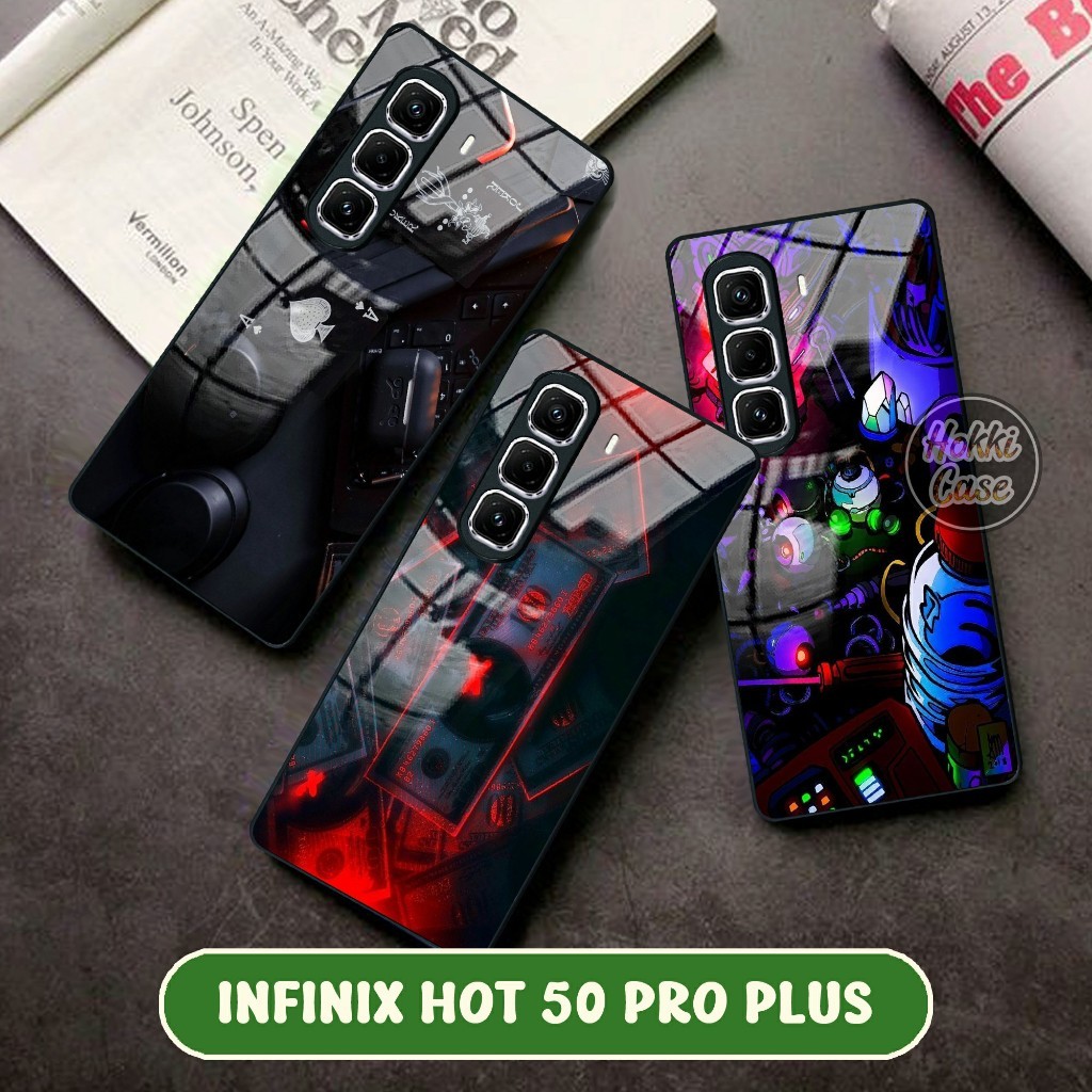 เคส Infinix Hot 50 Pro Plus - เคส Infinix Hot 50 Pro Plus Glass Softcase - เคส Infinix Hot 50 Pro Pl