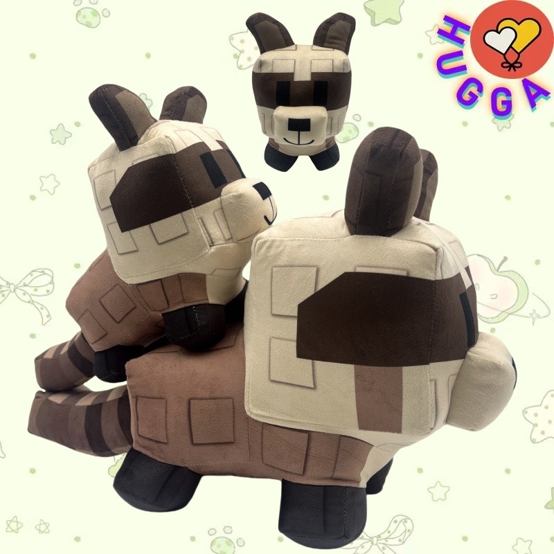 ❤ฮักก้า❤Roblox Grow A Garden Plushy ของเล่นน่ารัก Tanuki Plushie ของเล่นเด็กของขวัญคู่ Exchanging ตุ