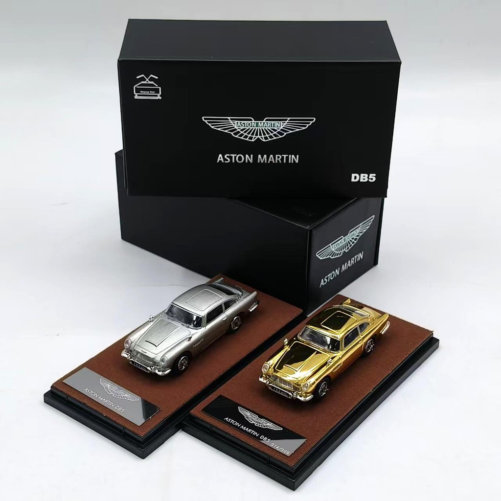 1: 64 ASTON MARTIN DB5 Retro กีฬารถ ASTON MARTIN จําลองรถเครื่องประดับ
