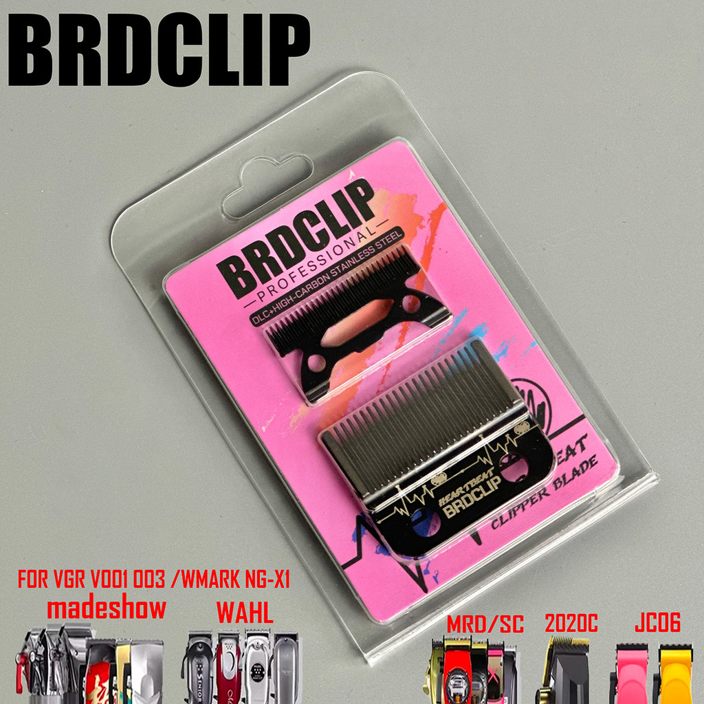 BRDCLIP ใบมีดผม Clipper DLC FADE ใบมีดเปลี่ยน M390 เหล็ก Moving Blade สําหรับ 8148 Madeshow M10 2020