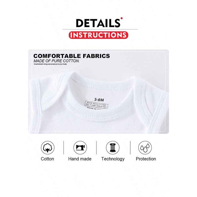 บอดี้สูทแขนกุดสำหรับเด็กสาว สไตล์แฟชั่นสีทึบ วัสดุนุ่ม สบายในฤดูร้อน - รูปที่ 4