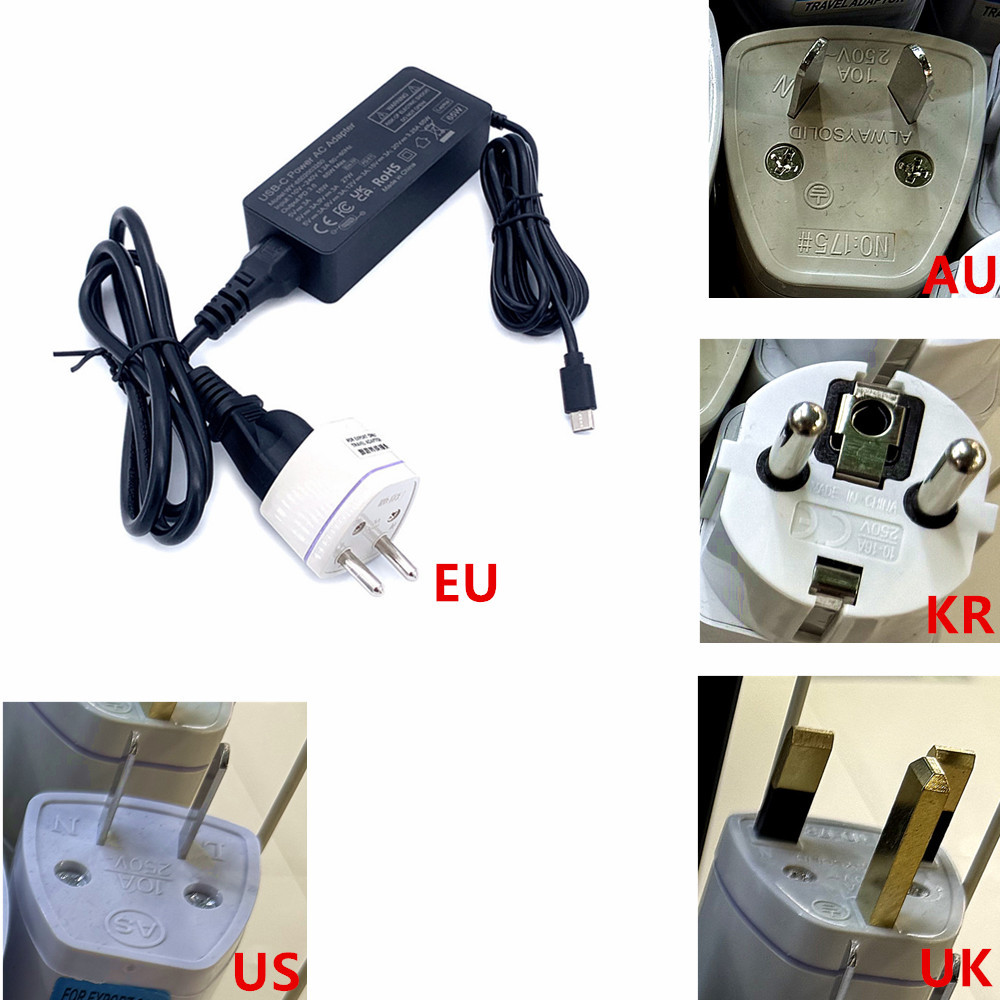 ​อะแดปเตอร์ไฟ USB-C ชาร์จเร็ว 65W เหมาะสําหรับ Canon EOS R6II R10 Nikon Z5