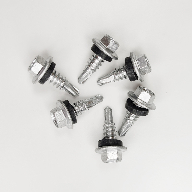 สกรูยิงเมทัลชีท แปเหล็ก (แหวนสังกะสี) สกรู สกรูดูด สกรูยิงแผ่นซ้อน #M4-8x16mm. สกรูอ้วน สกรูยิงเมทัลชีท - รูปที่ 2