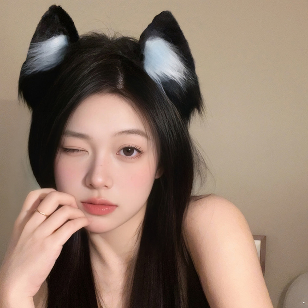 สัตว์หูแมวสามมิติ สำหรับcosplay แถบคาดศีรษะ - รูปที่ 4