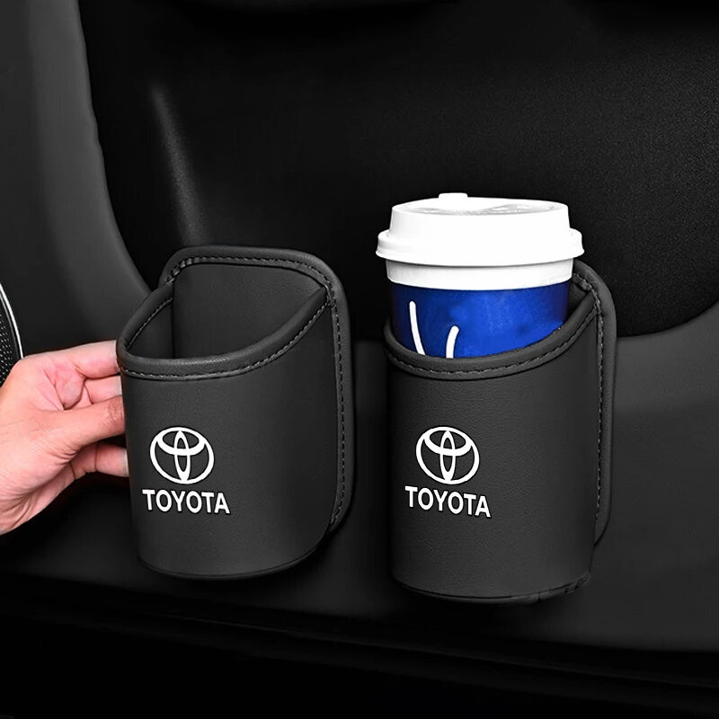 Universal รถประตูถ้วยกล่องกลับคลิปออกแบบเครื่องดื่ม Rack Storage Bin สําหรับ Toyota Yaris VIOS Corolla Alitis Camry Prius Wigo Avanza Innova Fortuner Rush RAV4