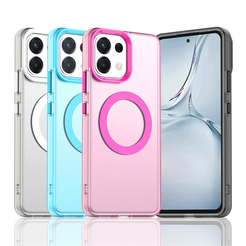 เคสโทรศัพท์โปร่งแสงสําหรับOppo K13 สําหรับOppo K13 การดูดซับแม่เหล็กไร้สายชาร์จปกหลังสําหรับOppo K13