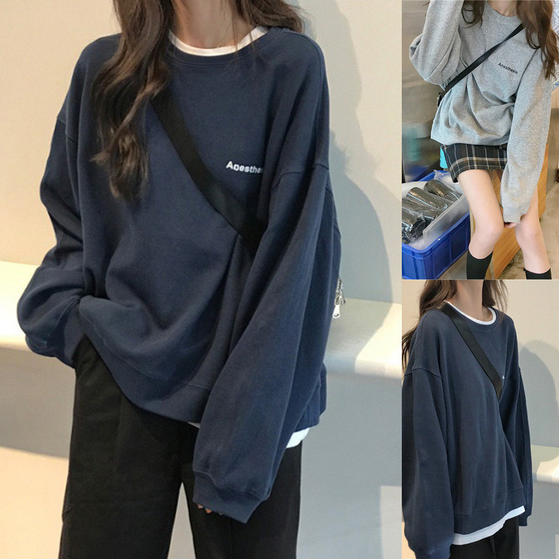 FASHION.61 เสื้อคลุมกันหนาวทรงใหญ่ เสื้อเเขนยาวผู้หญิง รุ่น 7735