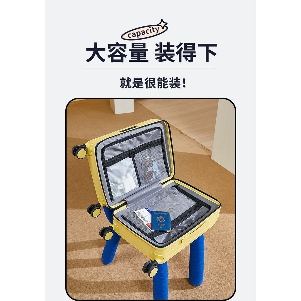 Deailgor Crayon Shin-Chan กระเป๋าเดินทางรถเข็นกว้าง Boarding รหัสผ่านกระเป๋าเดินทางของขวัญนักศึกษาวิทยาลัย - รูปที่ 6