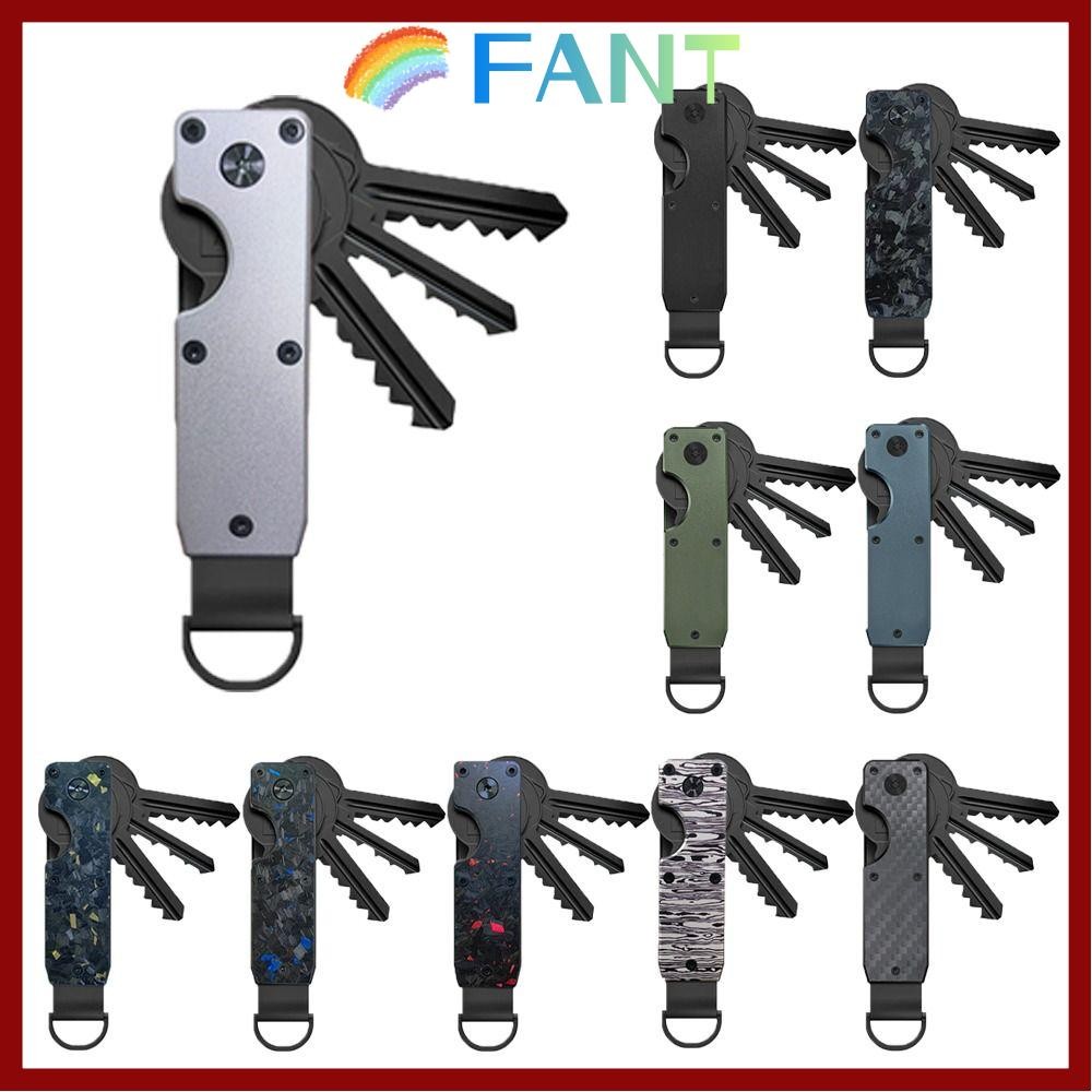 FANT Key Organizer พร้อมไขควง Minimalist Key Holder, Smart Holds 2-6 Keys Metal Keys Bag สําหรับ Key