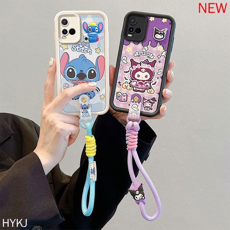 เคส vivo Y21 vivo Y33S Y21S Y33T Y21A Anti fall อะนิเมะการ์ตูน TPU ซิลิโคนอ่อนนุ่ม 3D เคสโทรศัพท์หนัง BM