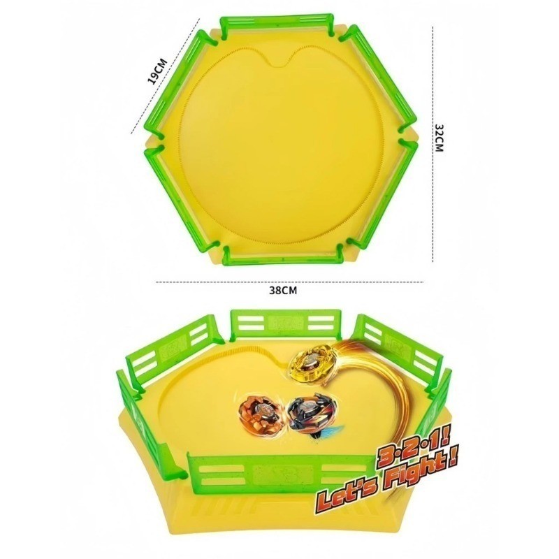 สนามลูกข่าง TOPGYRO X ลูกข่าง ของเล่นเด็ก สนามเล่นมวยปล้ำเบย์เบลด เพิ่มความสนุกในการเล่น - รูปที่ 5