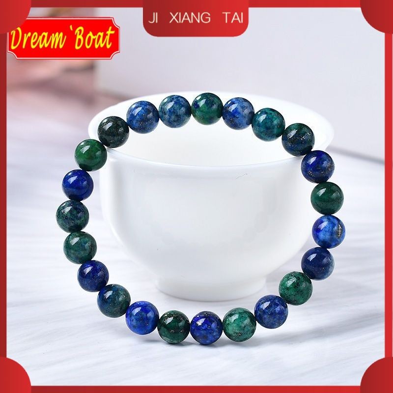 สร้อยข้อมือ Phoenix Lapis Lazuli กับลูกปัดคริสตัลธรรมชาติ