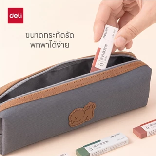Deli ยางลบปากกา รุ่น VP196 พกพาสะดวก ลบแล้วไม่ทำลายกระดาษ ( คละสี / จำหน่าย 1 ชิ้น )