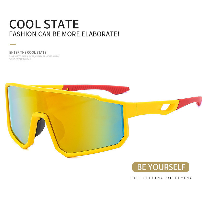 << ORIGINAL >> CODE AG แว่นข้ามพรมแดนกีฬาใหม่สําหรับผู้ชายและผู้หญิง แว่นปั่นจักรยาน แว่นกันแดดสีสัน