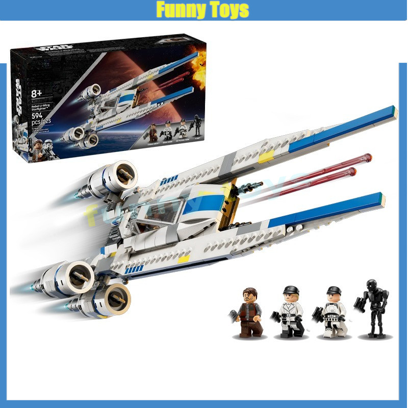 75399,Rebel U-wing Starfighter,Building Blocks Andor และ K-2SO ของเล่นของขวัญสําหรับเด็กชายและเด็กหญิง