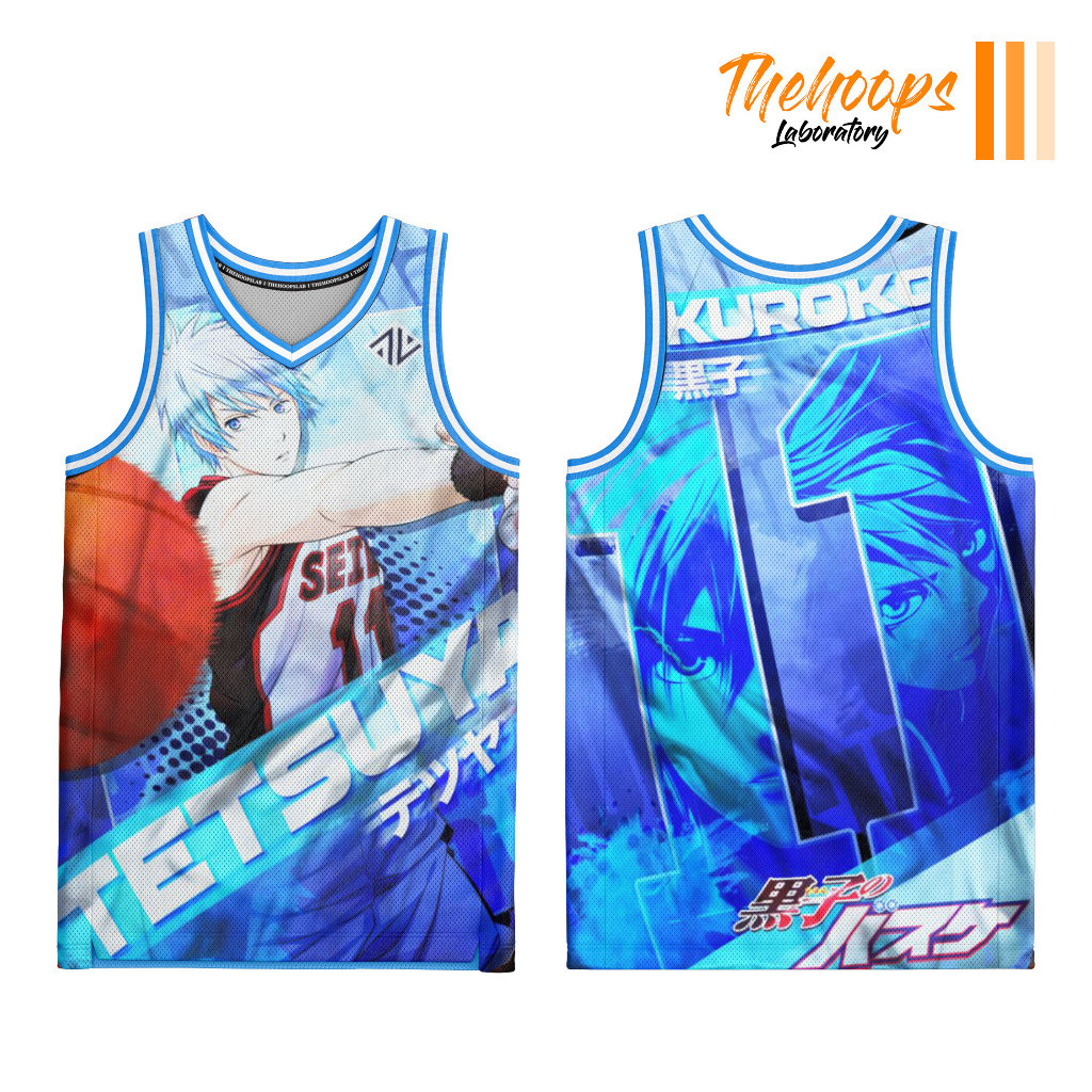 Kuroko No Basuke Highschool ทีมเสื้อบาสเก็ตบอลระเหิด OVERSIZED ขนาดใหญ่ S-5XL