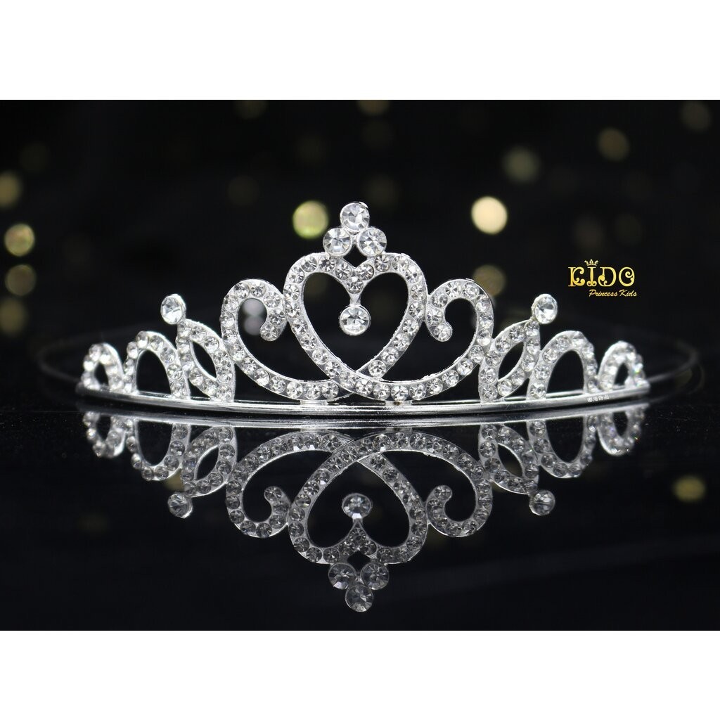 คาดผมเพชร(หน้าร้านอยู่รัชดา)KF701 สีทอง มงกุฏเพชร ประดับผม