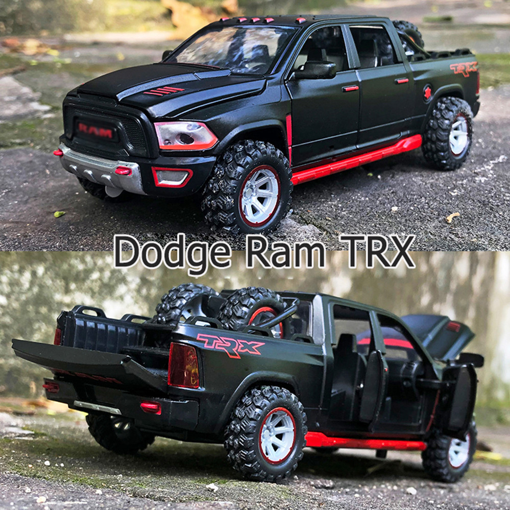 รถ โมเดล Dodge Ram TRX Pickup มีไฟมีเสียง ประตูเปิดได้