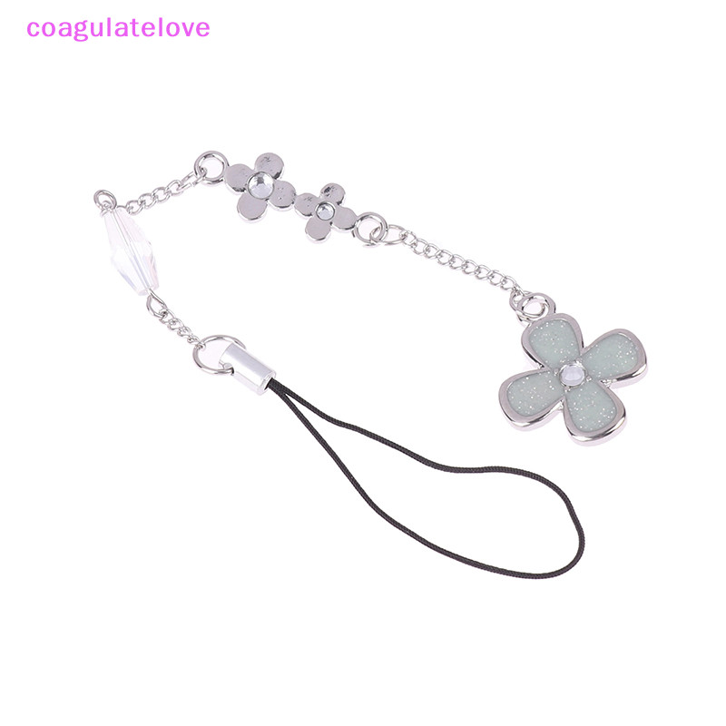 Coagulatelove Kimi Ni Todoke โทรศัพท์ Lanyard Minimalist Four Leaf Clover โทรศัพท์มือถือโซ่กระเป๋าจี้สําหรับแฟนอะนิเมะของขวัญ [HOT]