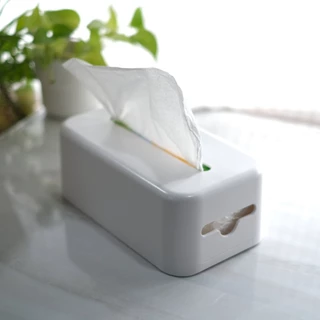 Omocha | (Long) Minimal Tissue Box กล่องทิชชู่ครัวแบบยาว ติดผนังได้ สำหรับทิชชู่แผ่นใหญ่