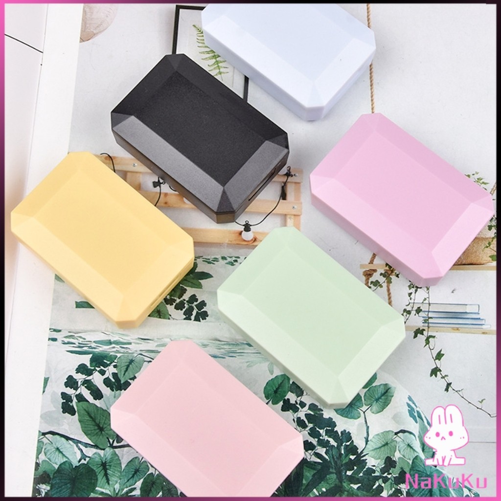 อุปกรณ์คอนแทคเลนส์ ชุดกล่องกระจก สีหวาน กับคลิปเล็กๆ Eyeglasses Cases - รูปที่ 5