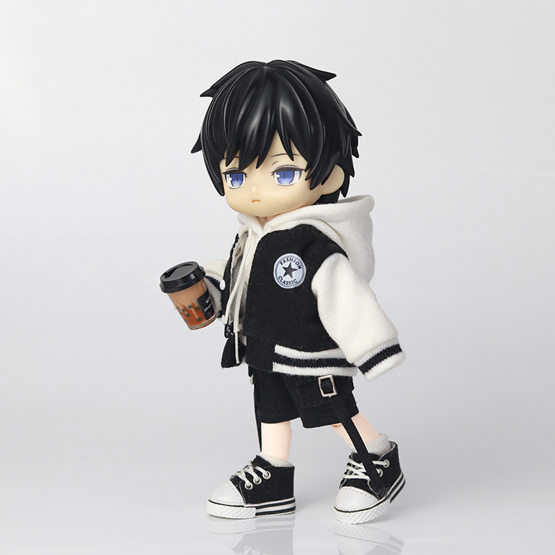 Ob11 เสื้อผ้าแจ็คเก็ต BJD ชุดเบสบอลแจ็คเก็ต molly Nendoroid GSC YMY obitsu11 1/12 BJD BODY9 DDF ufdoll