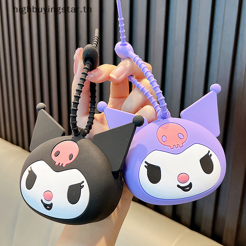 Hsth Sanrio PVC กระเป๋าใส่เหรียญกระเป๋าเก็บจี้พวงกุญแจกระเป๋าการ์ตูนน่ารักกระเป๋าเครื่องประดับ Melody Purin กระเป๋าสตางค์ Kawaii หูฟังกระเป๋าร้อน