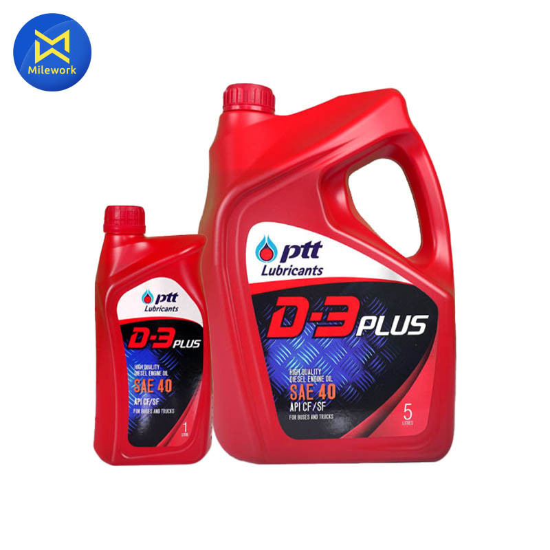 น้ำมันเครื่อง PTT D3 PLUS #40 5L แถม1L(404201)