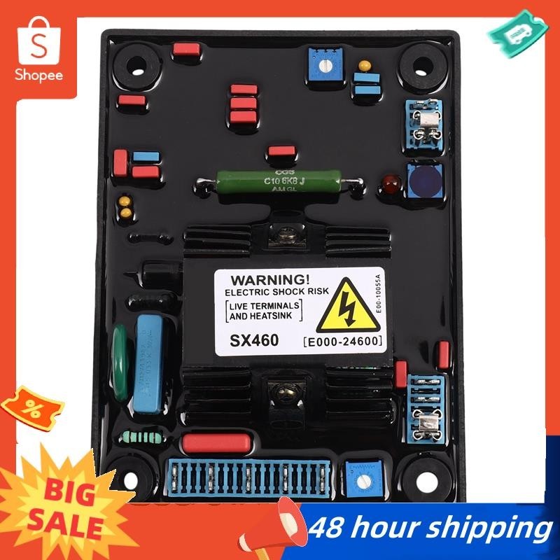 พร้อมสต็อก AVR SX460-A SX 460-A 460 พร้อมกาวนุ่มสีแดงดีกว่าคุณภาพอุปกรณ์เสริมเครื่องปรับแรงดันไฟฟ้าอ