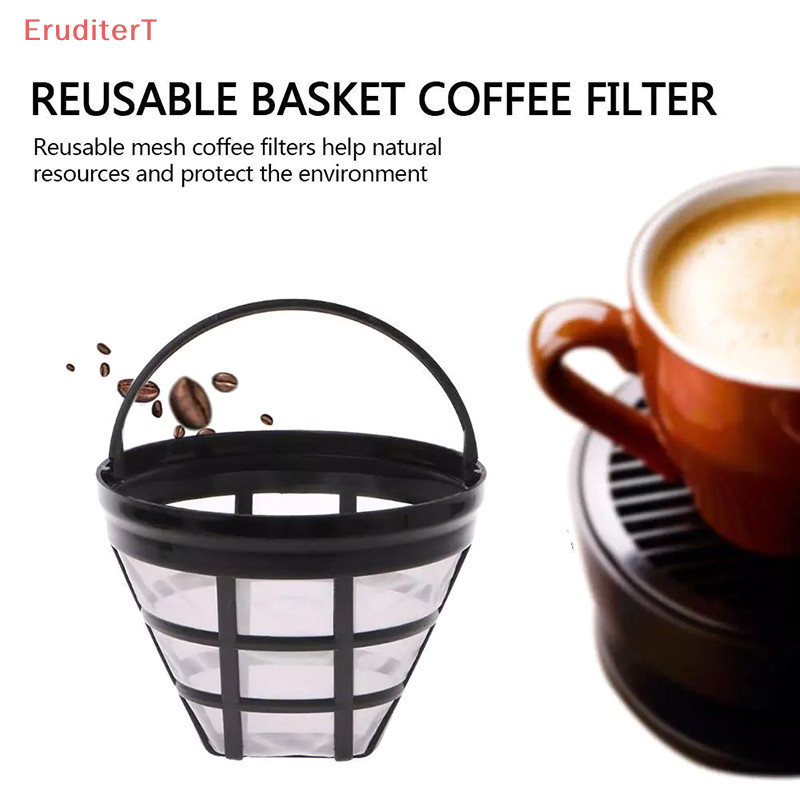 [EruditerT] ตะกร้ากรองกาแฟแบบใช้ซ้ําได้ Cup Style Coffee Machine Filter Mesh [ใหม่]