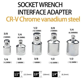 SHAR 1 ชิ้นประแจวงล้อแขน, ไดรฟ์ Spanner Converter 1/4 3/8 1/2 นิ้วอะแดปเตอร์ซ็อกเก็ต, อะแดปเตอร์หัวหญิงถึงชายประแจอะแดปเตอร์ Part Socket Converter