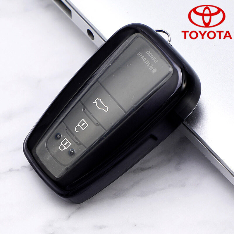 Toyota Camry/Rav4/C-hr/Corolla/Prius/Prado รถ TPU Remote Key Cover Case Casing Toyota พวงกุญแจ