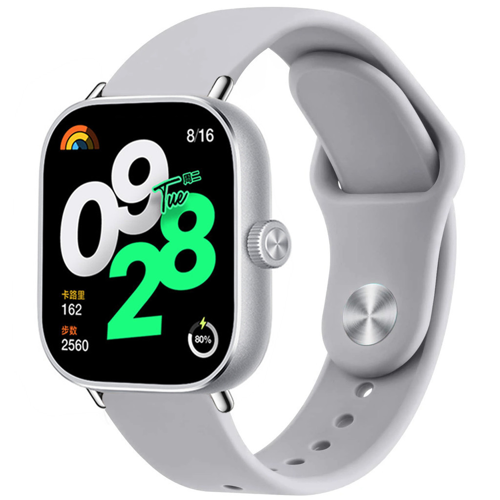 สร้อยข้อมือสายรัดซิลิโคนสําหรับ Redmi Watch 4 3 Active / Mi band 8 pro