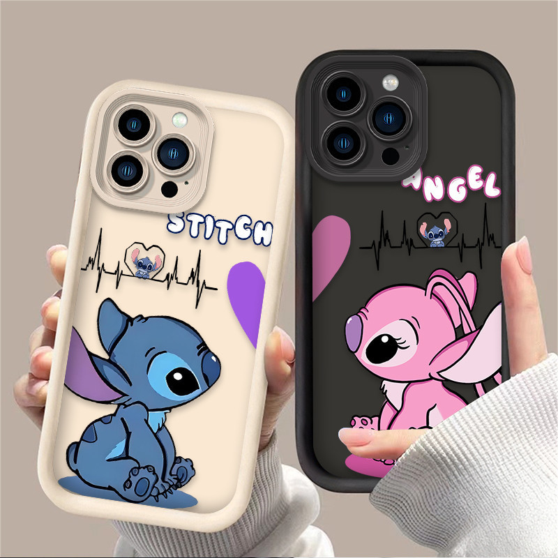 น่ารัก Disney Stitch ปลอกซิลิโคนอ่อนนุ่มสําหรับ VIVO V70 V60 Lite Y05 Y04 Y31D Y21D Y11D Y29T Y400 P