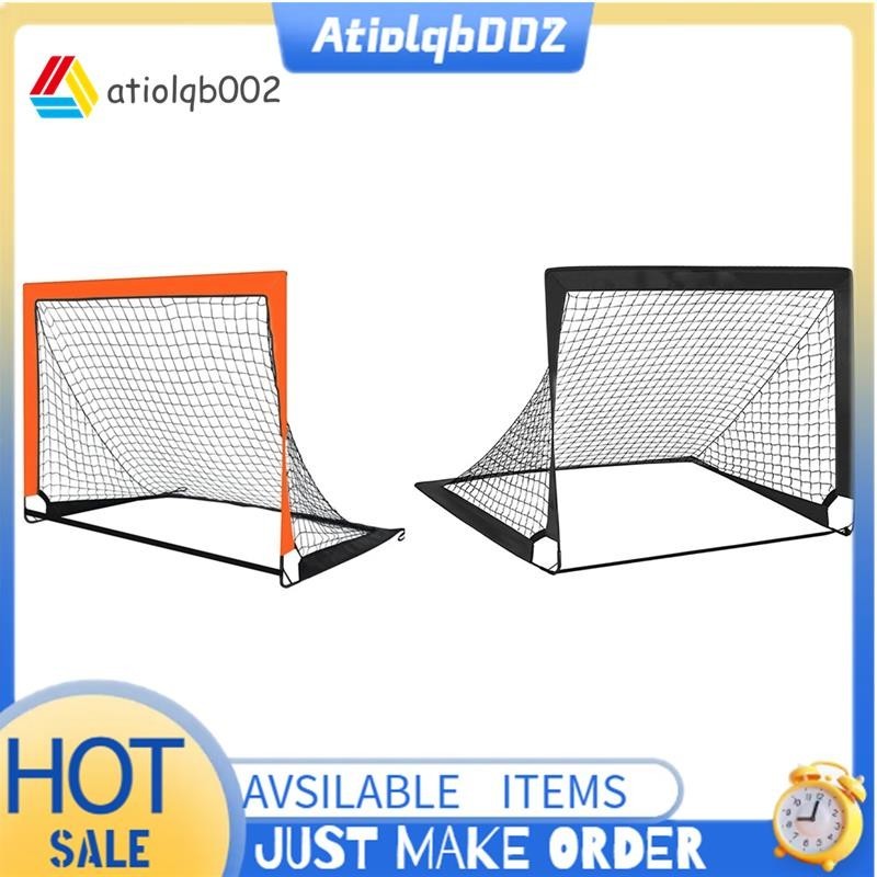 natiolqb002 Childrens Football Goal Portable Folding Mobile Training Football Goal