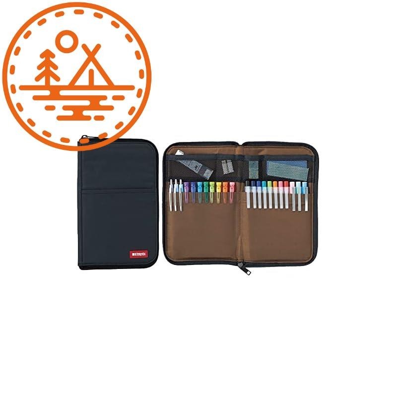 Lihit Lab ปากกาแบนประเภทกว้างสีดํา A7653-24 Lihit Lab ปากกาแบนประเภท Indigo A7652-11 Lihit Lab ปากกา