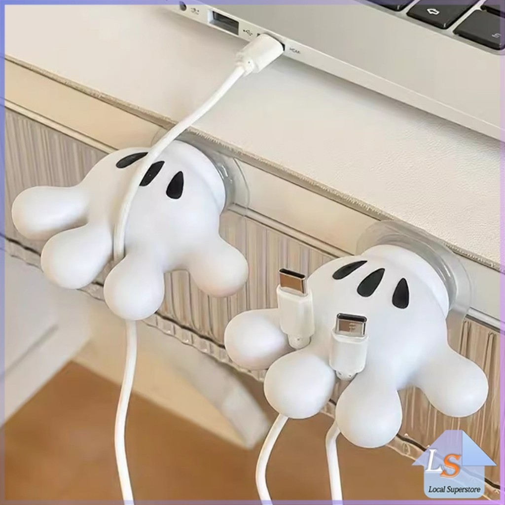 ตะขอแขวนแปรงสีฟัน รูปปาล์มการ์ตูน อุ้งมือ 3D ตะขอแขวนผนัง Toothbrush holder