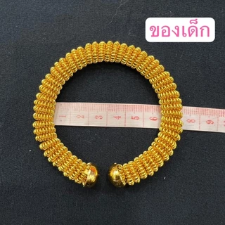 Accessories กำไลเกลียวหนอน(มือและเท้า)(คู่ละ89) ข้อเท้าหนอนงานไทยสีทอง เงิน พร้อมส่ง