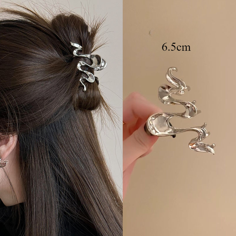 6.5เซนติเมตรหญิงสาวโลหะโลหะผสมกิ๊บน่ารักจับกิ๊บอุปกรณ์ผม