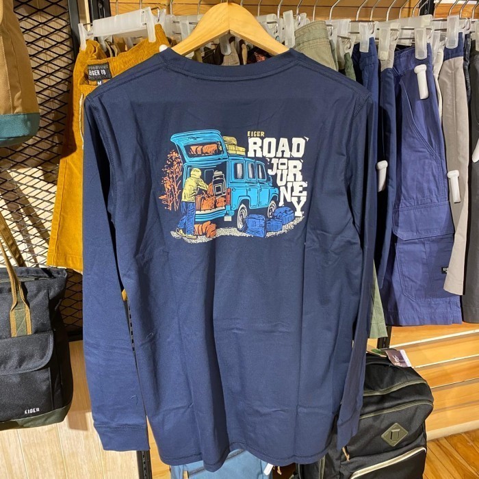 OTDORSTORE - 1989 LONG T-SHIRT SERIES RIDING ROAD JOURNEY T-SHIRT