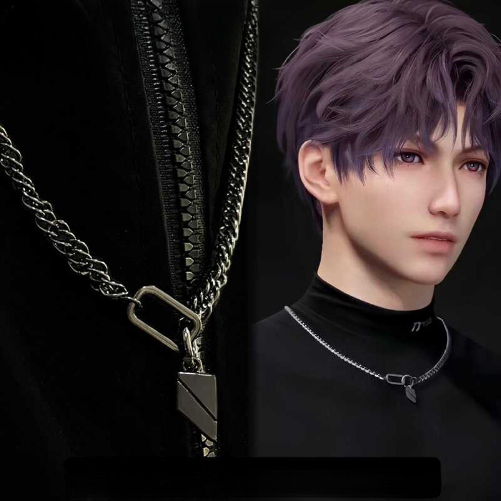 อะนิเมะเกม Love และ Deepspace สร้อยคอ Rafayel Chain โลหะฮาโลวีน Man ผู้หญิงคอสเพลย์ Prop อุปกรณ์เสริมของขวัญ