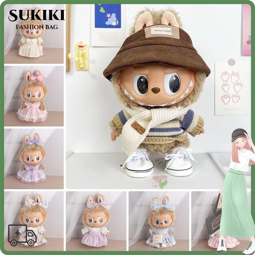 Sukiki 1 ชิ้นขายเท่านั้นเสื้อผ้า, Labubu Time To Chill Filled Cos ของขวัญ Labubu ตุ๊กตาเสื้อผ้า, หมวกรองเท้ากระเป๋า Handmade|ตุ๊กตาอุปกรณ์เสริมสําหรับ 37 ซม. Labubu ตุ๊กตาสําหรับตุ๊กตา Labubu ขนาด 37 ซม.