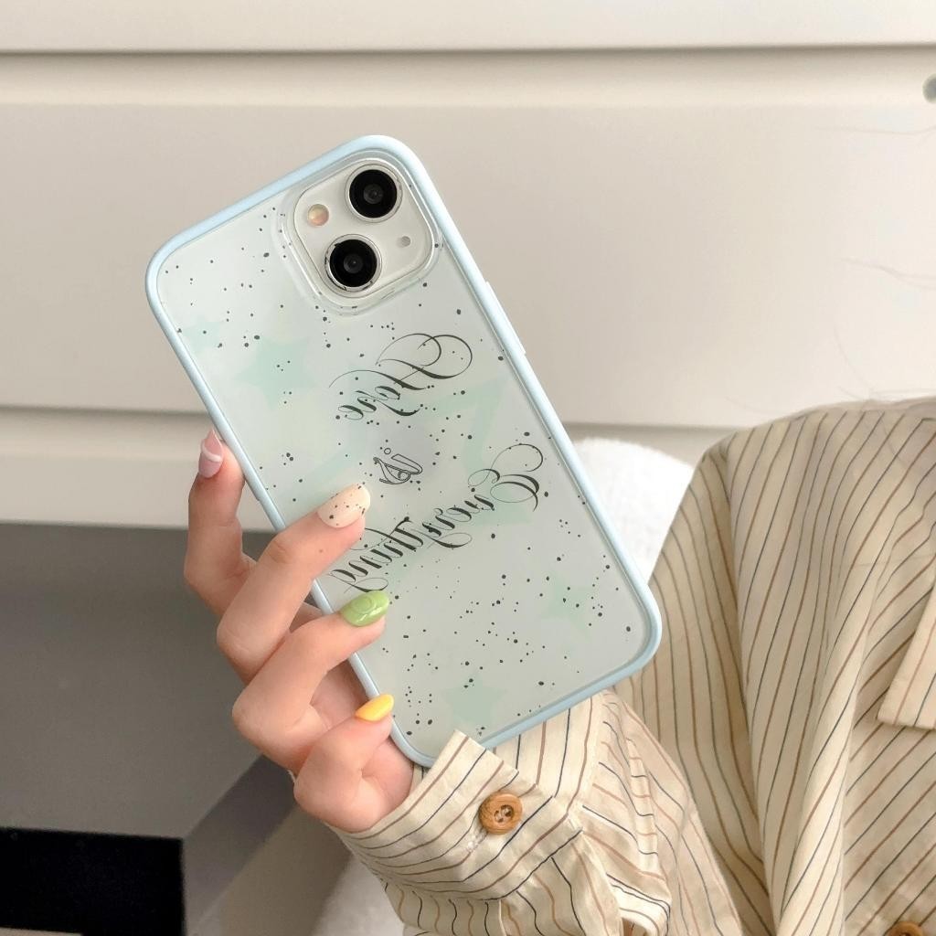 การ์ตูนหัวใจสาวน่ารักสไตล์เกาหลีเหมาะสําหรับ ไอโฟน13 เคสมือถือ ไอโฟน 15 โปรแม็กซ์ 2-ใน-1 ชุด 14 ซิลิโคนอ่อนนุ่ม 15 สไตล์ใหม่ 11 รวมทุกอย่างป้องกันการตก