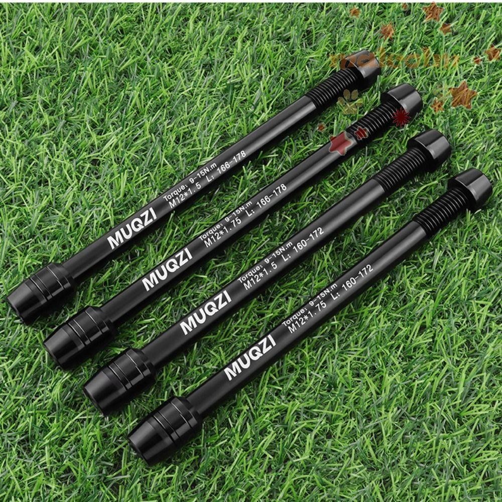 Malcolm Thru เพลาหน้า/หลัง Hub Skewers แกนกลวง M12*1.5/1.75 มม. 160-172 มม. อุปกรณ์จักรยานสําหรับเทรนเนอร์