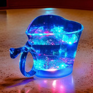 COME ถ้วย LED สีสันสดใสถ้วยหัวใจเปลี่ยนสีถ้วย LED ถ้วยเรืองแ…