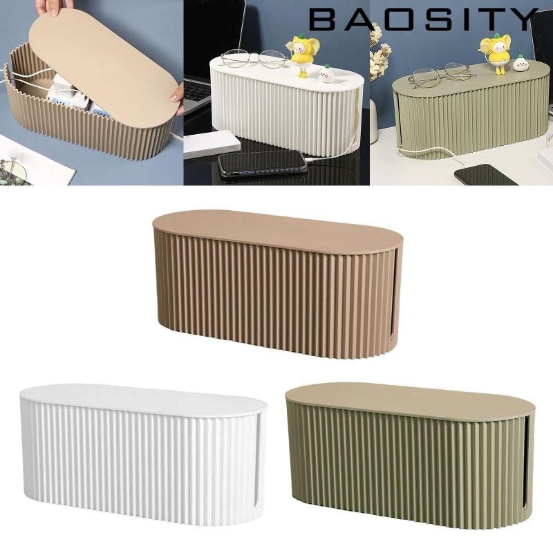 [Baosity] Injoyjo Cable Management Box ซ่อนปกปิดสายไฟกล่องจัดระเบียบสําหรับโต๊ะคอมพิวเตอร์