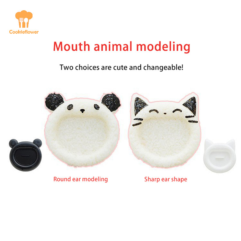 Ckfr 1 ชิ้นน่ารักการ์ตูนแมวหมีซูชิ Nori ข้าวแม่พิมพ์ตกแต่งเครื่องตัด Bento Maker แซนวิช DIY เครื่องมือห้องครัว Accessorie ใหม่