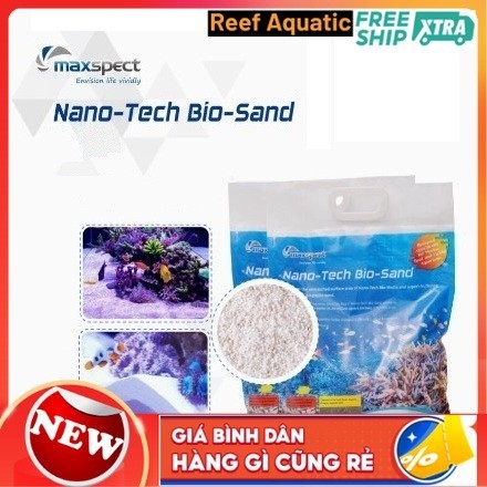 MAXSPECT Nano Tech Bio Sand - ทรายพรีเมี่ยมสําหรับตู้ปลาน้ําเค็ม - แพ็ค 1กก.