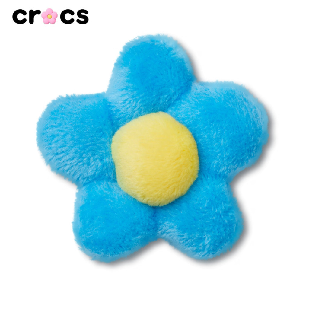 ใหม่ Crocs 3D Plush Sunflower อุปกรณ์เสริม DIY รองเท้าหัวเข็มขัดอุปกรณ์เสริมคุณภาพสูงตกแต่งรองเท้าหัวเข็มขัด